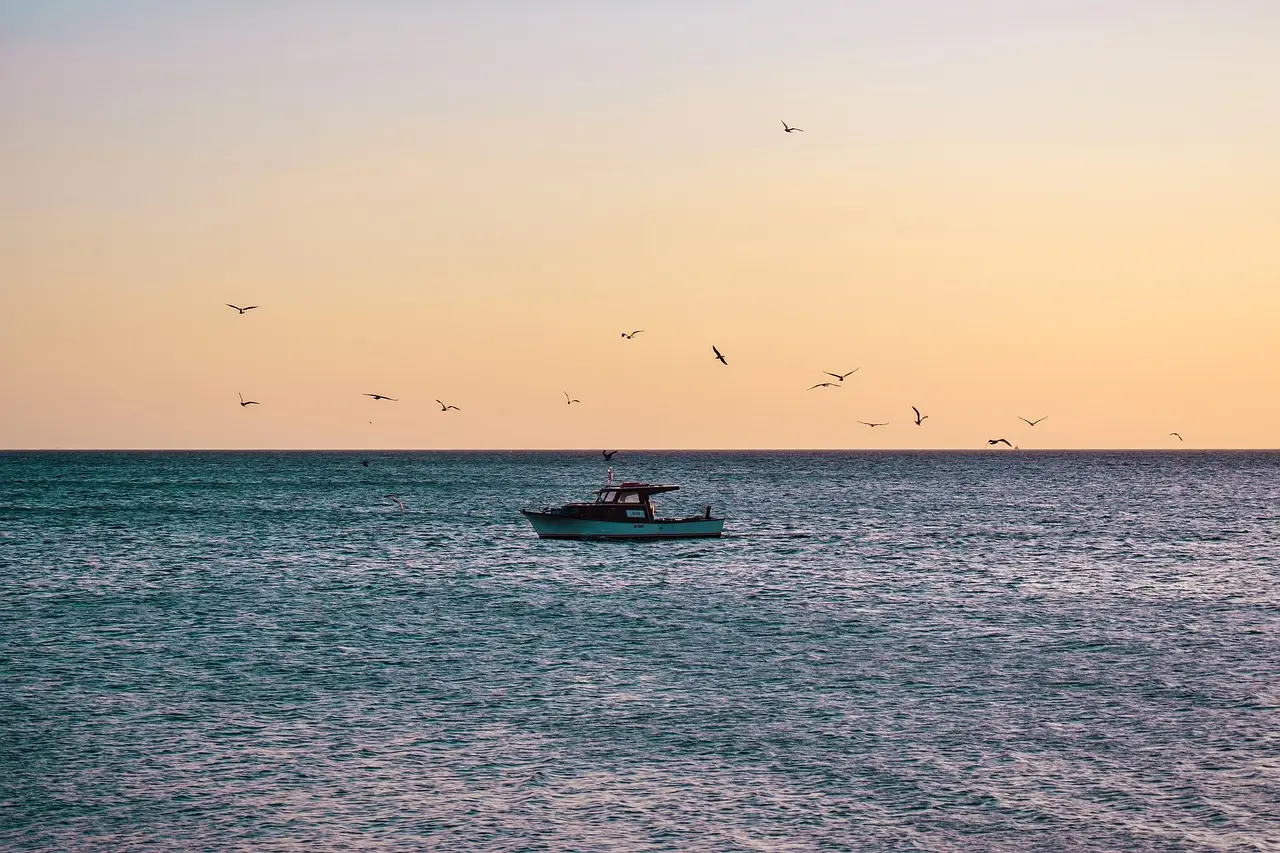 sea, ocean, spray, adult, travel, beach, work, wave, nature, water, people, fishing, blue, boat, summer, sunset, ship